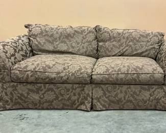 Brown Damask Couch