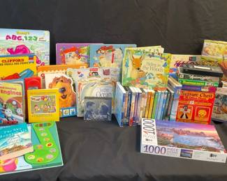 Kids Books, Puzzles And Movies