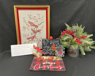 Vintage Christmas Cardinals
