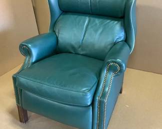 Green Leather Recliner