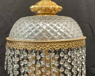 Vintage Crystal Hanging Chandelier