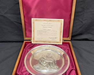 Sterling Silver Danbury Mint Plate
