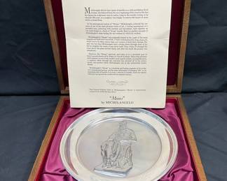 Danbury Moses Sterling Plate