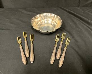 800 Silver Bowl Forks