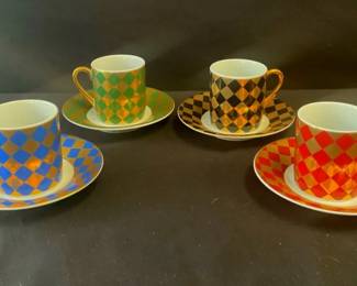 Neiman Marcus Tea Cups Saucers