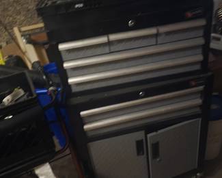 Large Tool Box with medium size Tool Box on top (Tools sold separately)