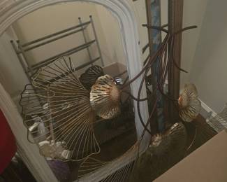 Pictures, Mirrors, clock , art pieces 