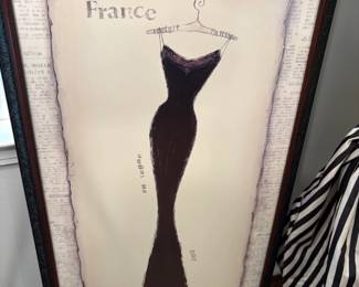 Framed artwork 