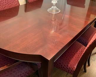 Another view of the Mahaogany dining table - excellent condition