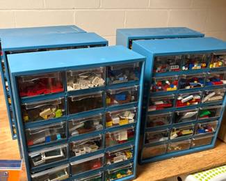 legos - sorted by type