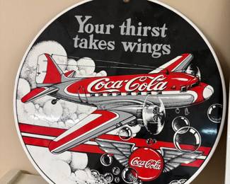 Vintage (1992) reproduction enamel signs