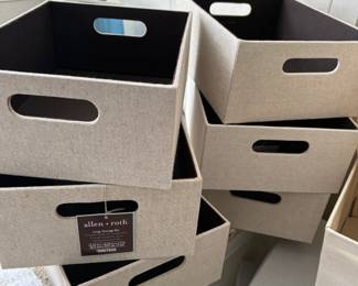 New storage boxes