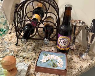 Wine rack and more bar essentials