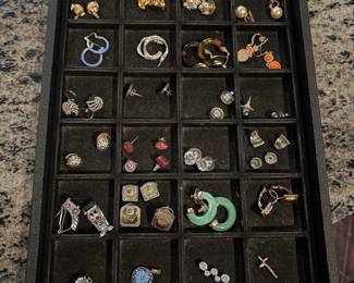 Costume jewely:  earrings and pendants