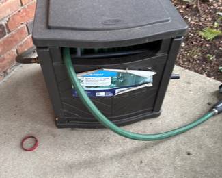 Outdoor hose and  reel box