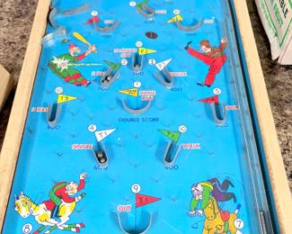 Vintage tabletop pinball machine circa 1920-1930