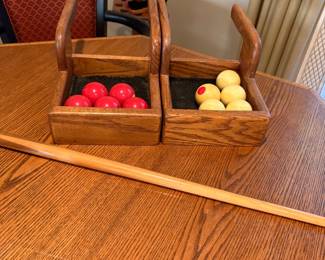Accessories with bumper pool table