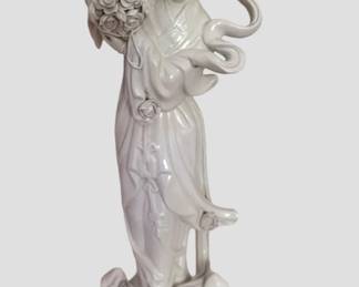 blanc de chine standing goddess