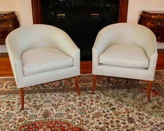 Pair of gorgeous club chairs