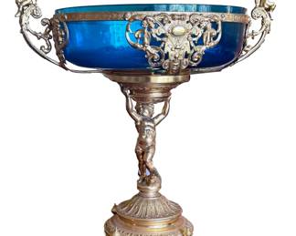 Gold and Cobalt Tazza