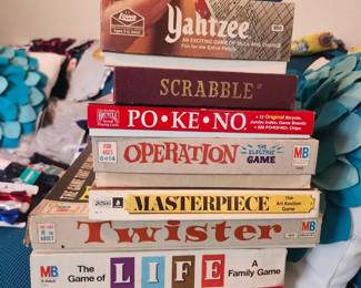 Vintage Board Games Like New, Some unused