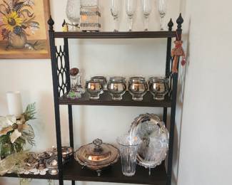 More Stemware,Silverplate, Crystal, Silverplate