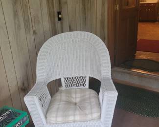 wicker rocker
