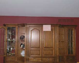 Solid Wood Wall Unit 5 piece