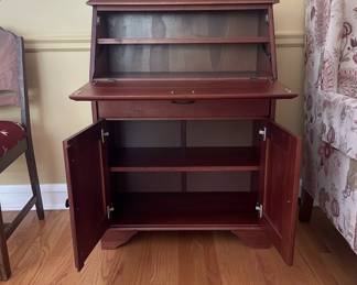 Vintage Drop-Front Secretary Desk