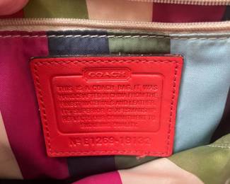 Coach Willis Legacy 70th Anniversary Vermillion Leather Crossbody Bag