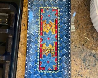 Williams Sonoma "Blue Floral" Rectangular Platter