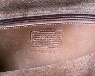Vintage Coach Willis Bag 9927