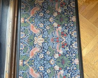 William Morris Strawberry Thief Pattern Door Mat
