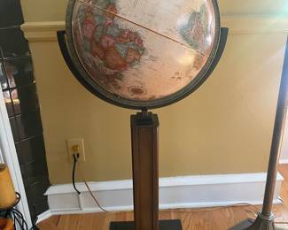 Vintage Replogle Floor Standing World Globe