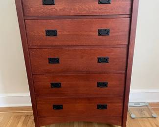 E&S Wood Creations Five-Drawer Chest