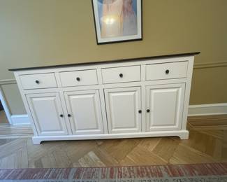 Coastal Hampton Style Buffet Sideboard