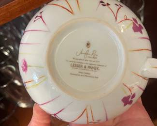 Lesser & Pavey Jenifer Rose Gallery Cup and Saucer