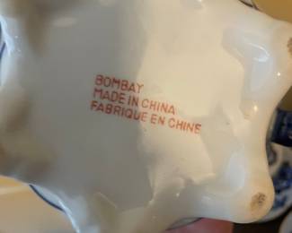 Bombay Company Blue and White Chinoiserie Porcelain Tea Service