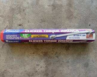 Pittsburgh 1/2 in. Drive Clicker Torque Wrench