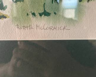 Ruthe McCormick Watercolor House Portrait