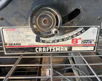 Craftsman 8-inch Direct Drive Table Saw
