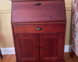 Vintage Drop-Front Secretary Desk