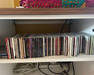 Collection of Media (Vinyl Records, CDs, and DVDs)