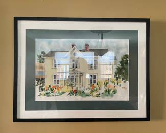 Ruthe McCormick Watercolor House Portrait