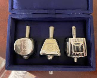 Silver-Plated Dreidel Collection