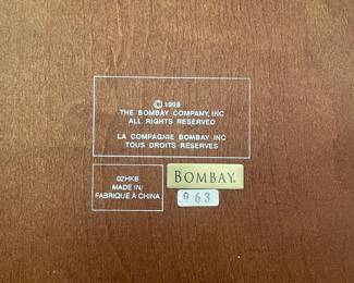 Bombay Company 1998 Nesting Tables