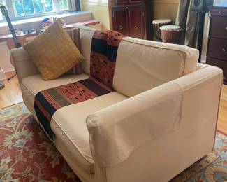  2-Seat Sofa with Slipcover