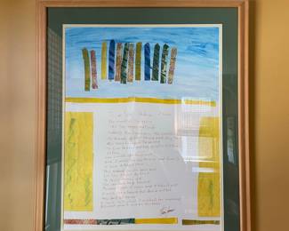 Mixed Media Poem Art