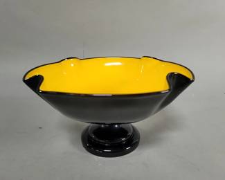 321 1920s Art Deco Czech Bohemian tango glass