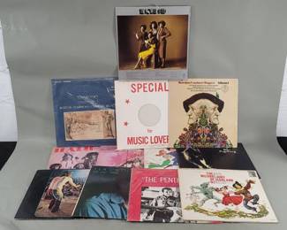 385 Twelve LP records 33rpms